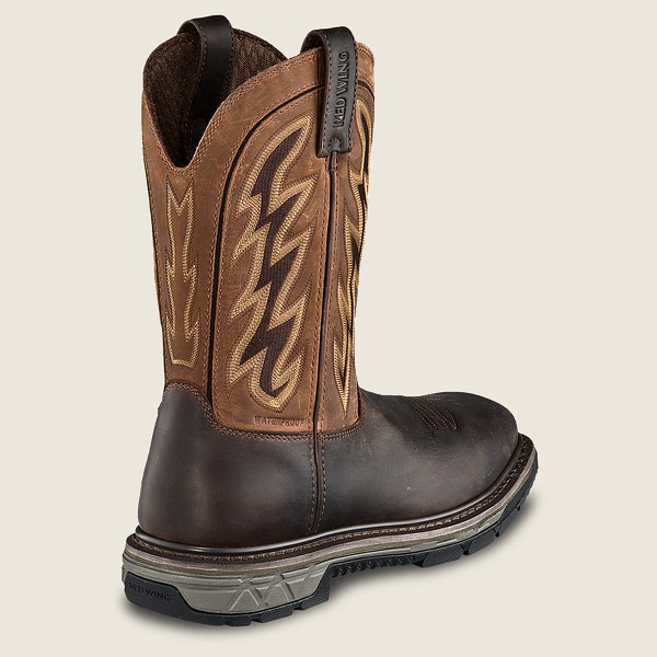 Work Støvler Herre - Red Wing Rio Flex - 11-Inch Waterproof Soft Toe Pull-On - Brune - TMAHVB-172